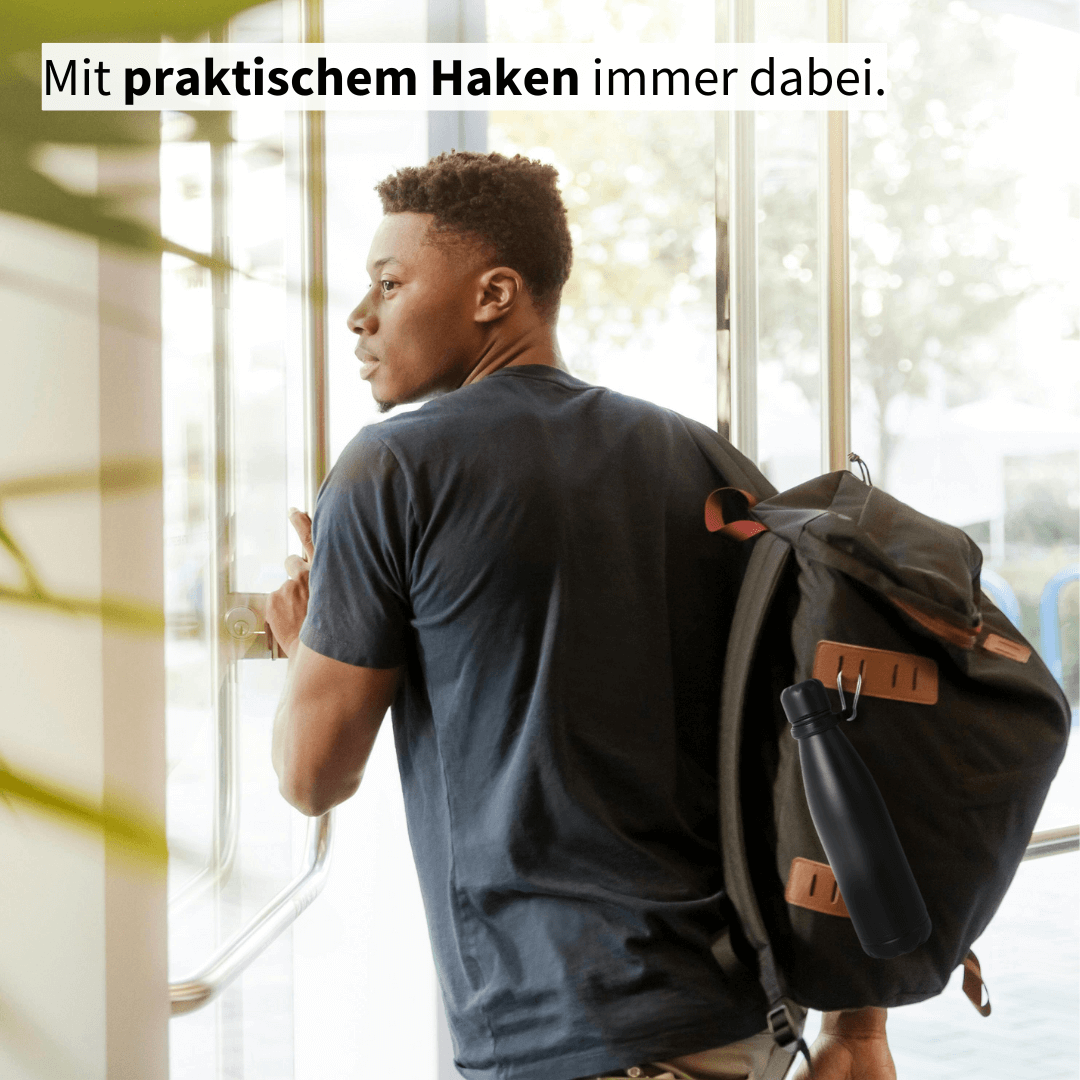 Neuartige Isolierflasche mit  integriertem Fach