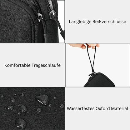 Kompakte Organizer-Tasche für doppelte Ordnung