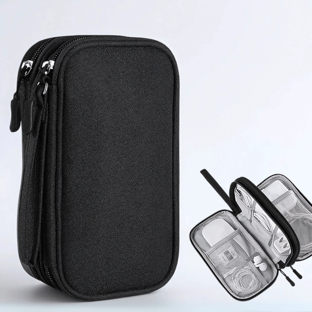 Kompakte Organizer-Tasche für doppelte Ordnung