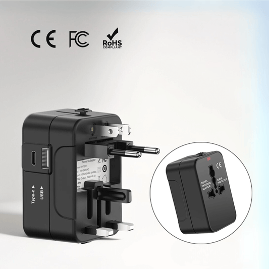 Multifunktionaler Universal - Reiseadapter für einfaches Reisen